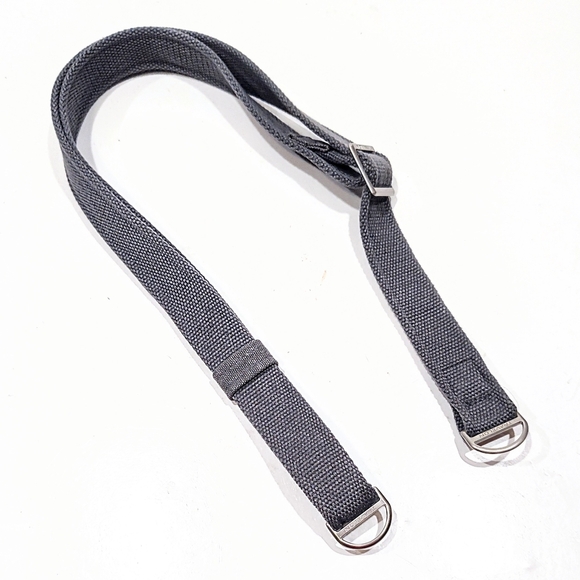 TRAVELON Gray Crossbody Webbing STRAP Nickel Hardware Fits Heritage Hobo Bag - Picture 2 of 7